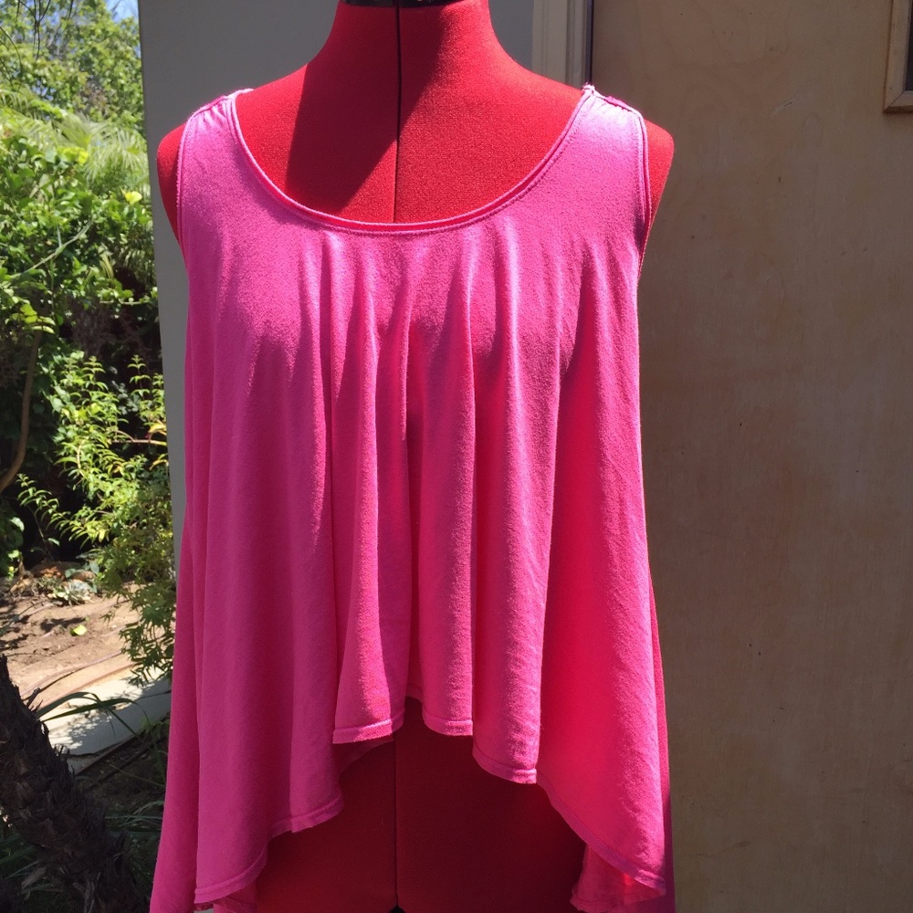 Hard Tail High-Lo Crop Top - sz M